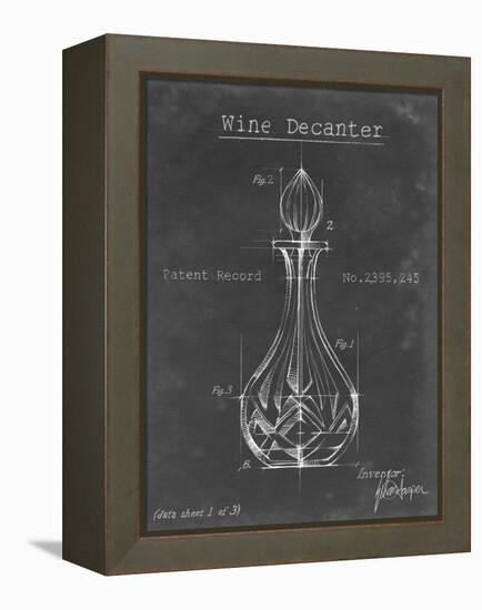 Barware Blueprint VIII-Ethan Harper-Framed Stretched Canvas