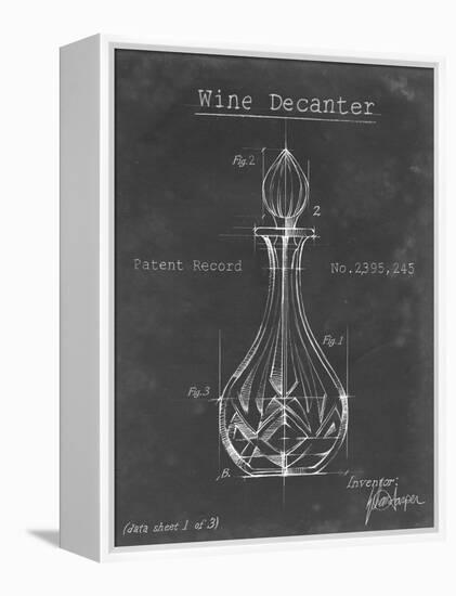 Barware Blueprint VIII-Ethan Harper-Framed Stretched Canvas