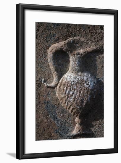 Bas-Relief of Amphora, Roman City of Lambese, Algeria-null-Framed Giclee Print