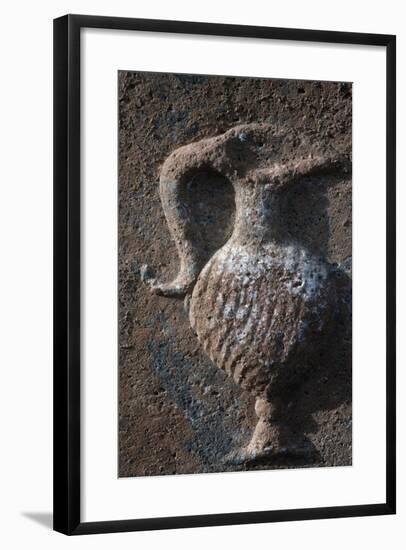 Bas-Relief of Amphora, Roman City of Lambese, Algeria-null-Framed Giclee Print