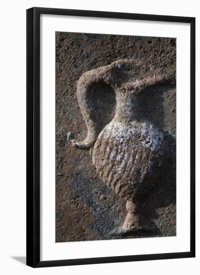 Bas-Relief of Amphora, Roman City of Lambese, Algeria-null-Framed Giclee Print