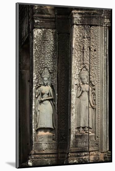 Bas-Relief of Apsara, Angkor World Heritage Site-David Wall-Mounted Photographic Print