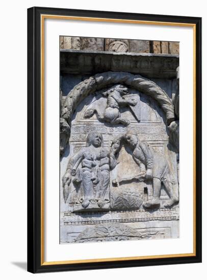 Bas-Relief of Maestro Nicolo-null-Framed Giclee Print