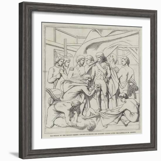 Bas-Relief of the Nelson Column-null-Framed Giclee Print