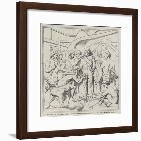 Bas-Relief of the Nelson Column-null-Framed Giclee Print