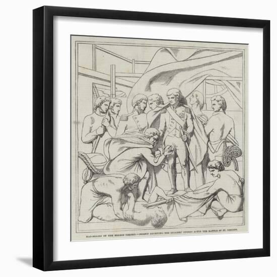 Bas-Relief of the Nelson Column-null-Framed Giclee Print