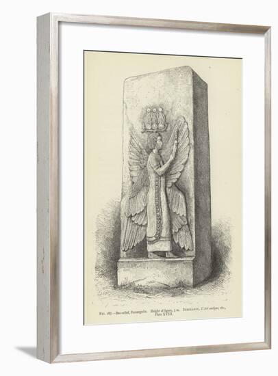 Bas-Relief, Parsargadae, Height of Figure, 3 M-null-Framed Giclee Print