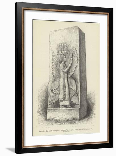 Bas-Relief, Parsargadae, Height of Figure, 3 M-null-Framed Giclee Print