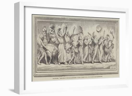 Bas-Relief, The Song of Miriam and Moses, by Mr Gatley, for a Mausoleum Near Edinburgh-null-Framed Giclee Print