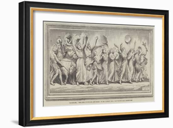 Bas-Relief, The Song of Miriam and Moses, by Mr Gatley, for a Mausoleum Near Edinburgh-null-Framed Giclee Print