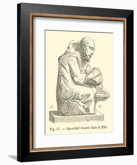 Bas-Relief Trouve Dans La Cite-null-Framed Giclee Print