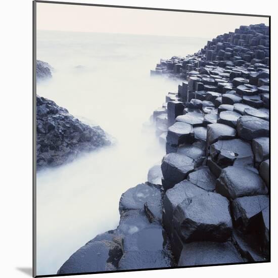 Basalt Columns on Coast-Micha Pawlitzki-Mounted Photographic Print