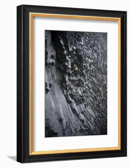 Basalt Colums, Reynisfjara, Reynisdrangar, Vik I Myrdal, South Iceland-Julia Wellner-Framed Photographic Print