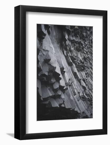 Basalt Colums, Reynisfjara, Reynisdrangar, Vik I Myrdal, South Iceland-Julia Wellner-Framed Photographic Print