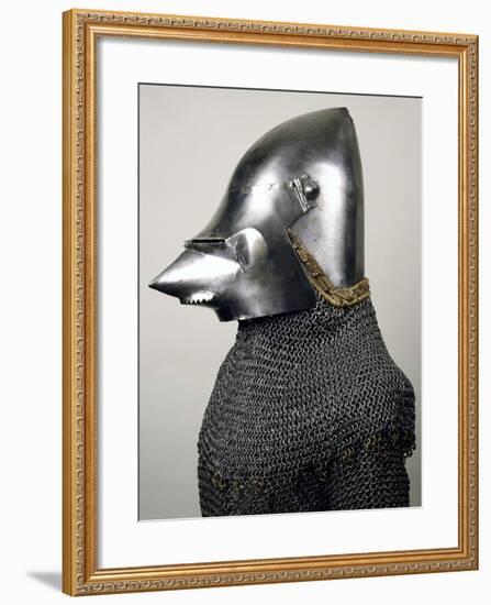 Bascinet with Pig Faced Snout-null-Framed Giclee Print