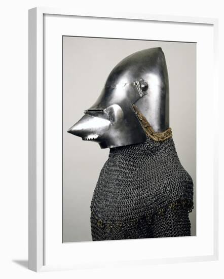 Bascinet with Pig Faced Snout-null-Framed Giclee Print