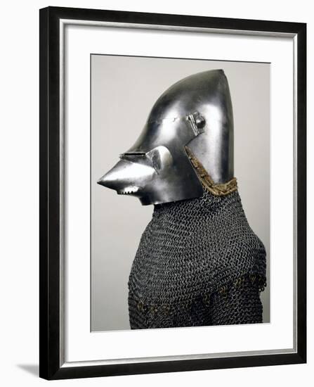 Bascinet with Pig Faced Snout-null-Framed Giclee Print