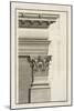 Base, Capital and Entablature of the Pilaster, 1753-Giovanni Battista Borra-Mounted Giclee Print