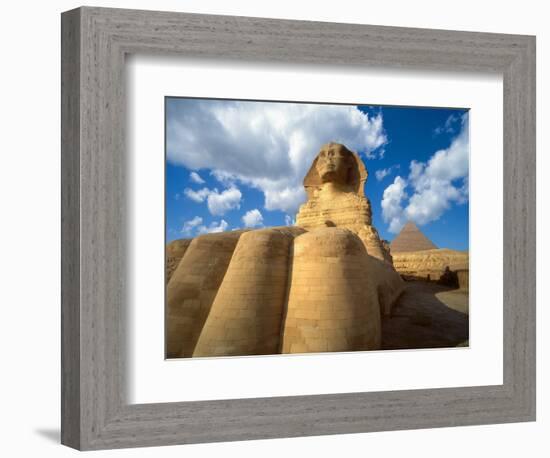 Base of the Great Sphinx-Jim Zuckerman-Framed Photographic Print