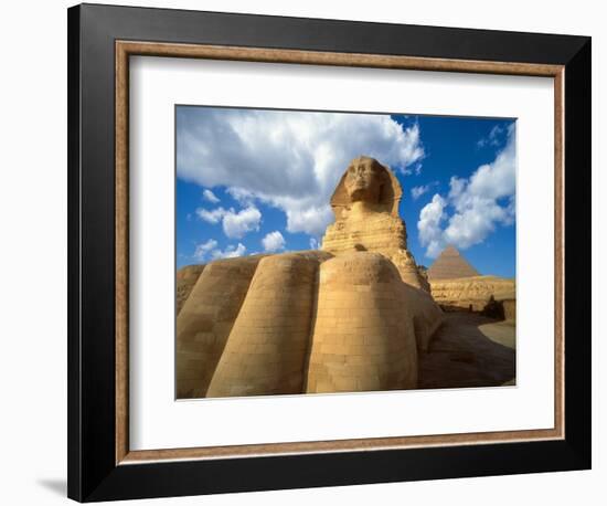 Base of the Great Sphinx-Jim Zuckerman-Framed Photographic Print