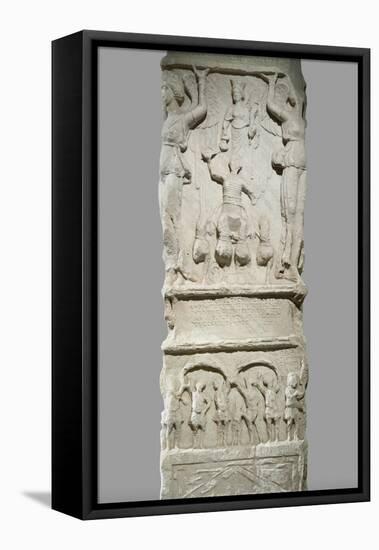 Base of the Porphyrios Monument-null-Framed Premier Image Canvas