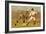 Base Runner Tagging Up-null-Framed Art Print