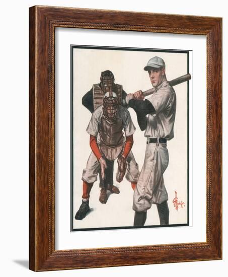 Baseball, 1915-Joseph Christian Leyendecker-Framed Giclee Print