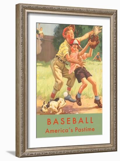 Baseball, America's Pastime-null-Framed Art Print