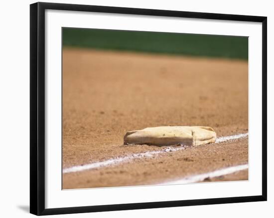 Baseball Base-Steven Sutton-Framed Photographic Print