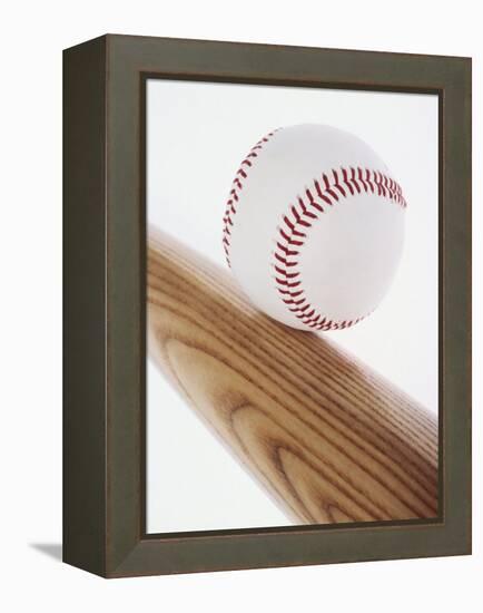 Baseball Bat and Ball-null-Framed Premier Image Canvas