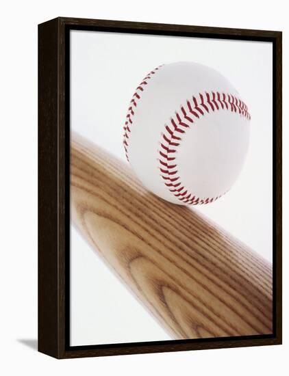 Baseball Bat and Ball-null-Framed Premier Image Canvas