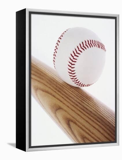 Baseball Bat and Ball-null-Framed Premier Image Canvas
