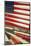 Baseball Bats Made into a Us Flag, Cooperstown, New York, USA-Cindy Miller Hopkins-Mounted Photographic Print