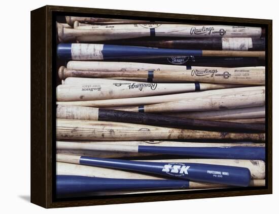 Baseball Bats-Paul Sutton-Framed Premier Image Canvas