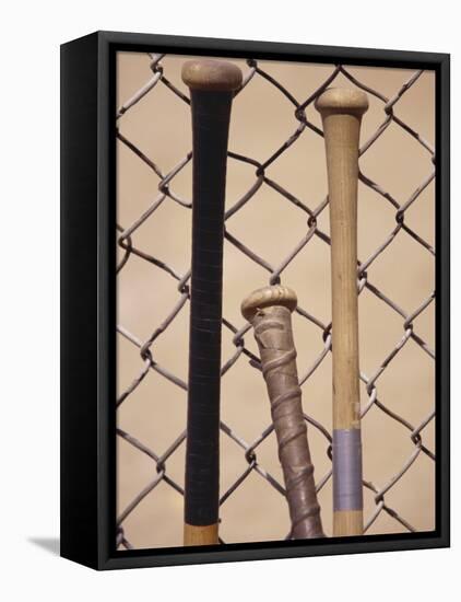 Baseball Bats-Chris Trotman-Framed Premier Image Canvas