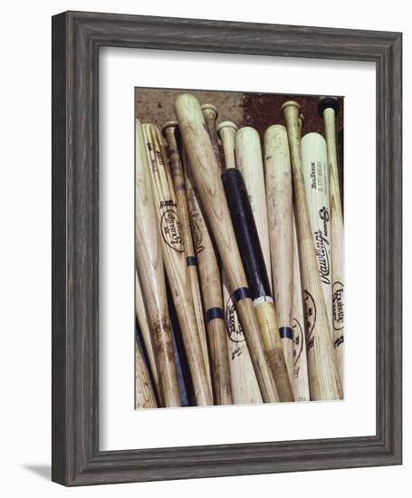 Baseball Bats-Paul Sutton-Framed Premium Photographic Print