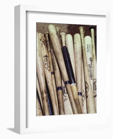 Baseball Bats-Paul Sutton-Framed Premium Photographic Print