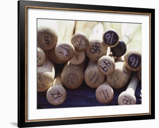 Baseball Bats-Paul Sutton-Framed Photographic Print