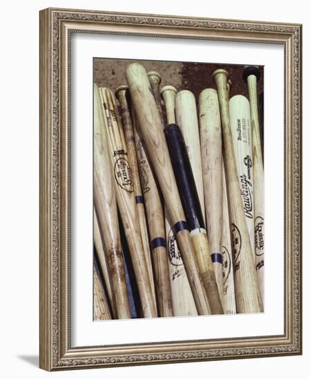 Baseball Bats-Paul Sutton-Framed Photographic Print