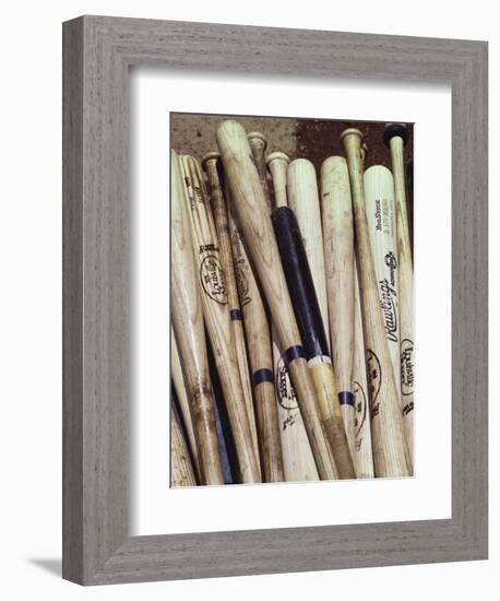 Baseball Bats-Paul Sutton-Framed Photographic Print