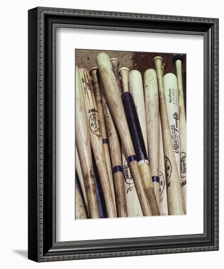 Baseball Bats-Paul Sutton-Framed Photographic Print