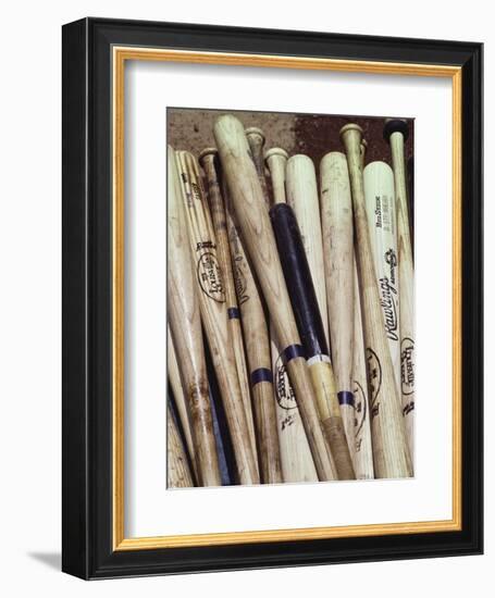 Baseball Bats-Paul Sutton-Framed Photographic Print