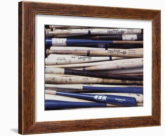 Baseball Bats-Paul Sutton-Framed Photographic Print