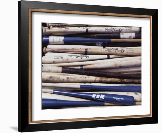 Baseball Bats-Paul Sutton-Framed Photographic Print