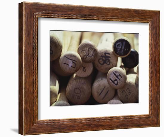 Baseball Bats-Paul Sutton-Framed Photographic Print