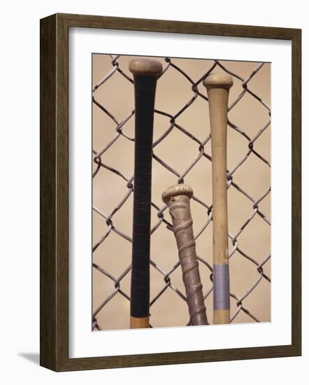 Baseball Bats-Chris Trotman-Framed Photographic Print