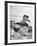 Baseball: Boston Red Sox Ted Williams Alone During Batting Practice-Frank Scherschel-Framed Premium Photographic Print