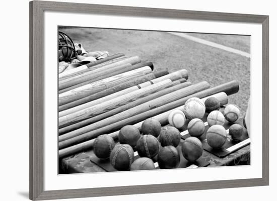 Baseball Equipment Poster-null-Framed Photo