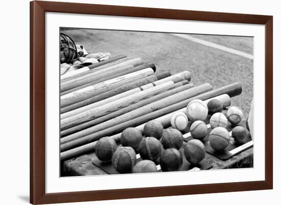 Baseball Equipment Poster-null-Framed Photo