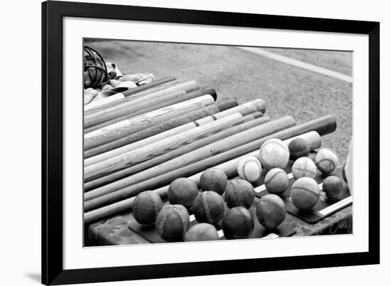 Baseball Equipment Poster-null-Framed Photo